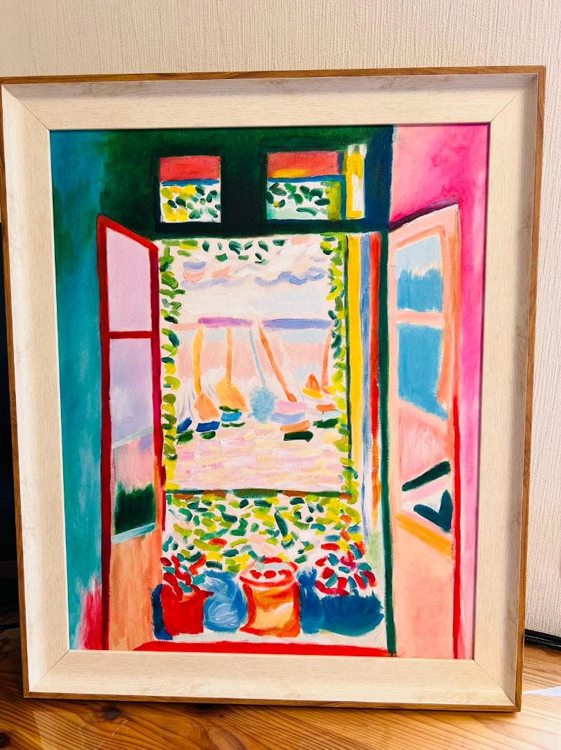アンリ・マティス 油絵　世界名画 カラフル アート 油絵 原画 油彩画　模写