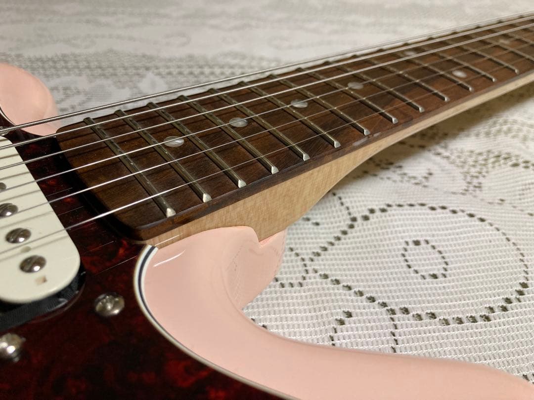 ギター Squier by Fender Super-Sonic Shell Pink