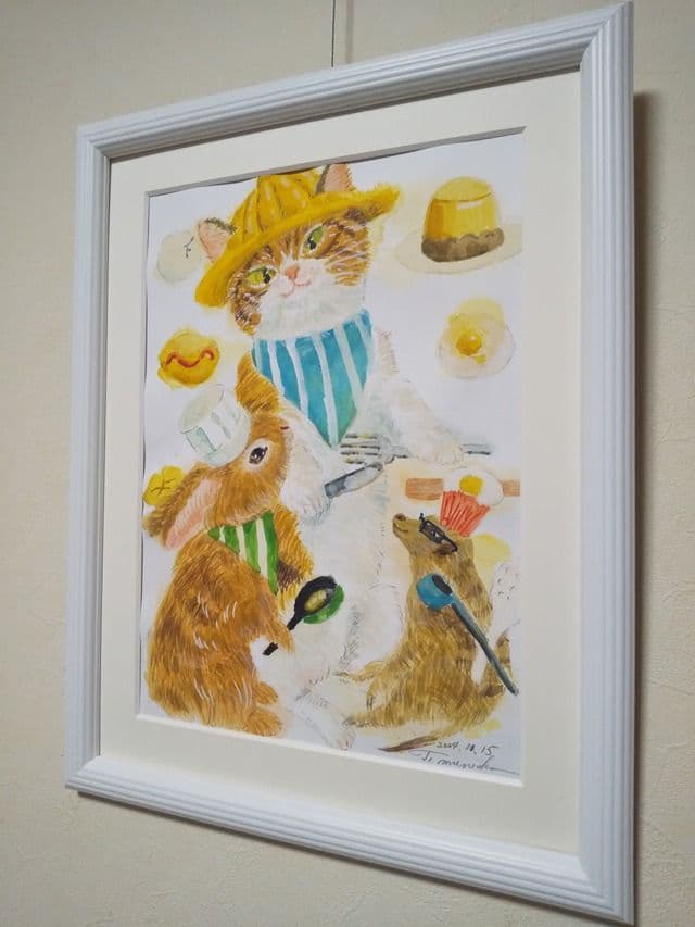 わぁー、ごっちょうだ、いただきまぁーしゆ。