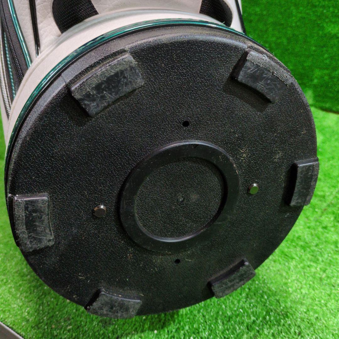 adabat アダバット ゴルフ キャディバッグ【ホワイト/グリーン】