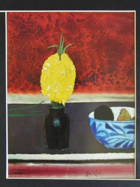 ジェニー、黄水仙、高級希少画集画、版上サイン入 新品額付