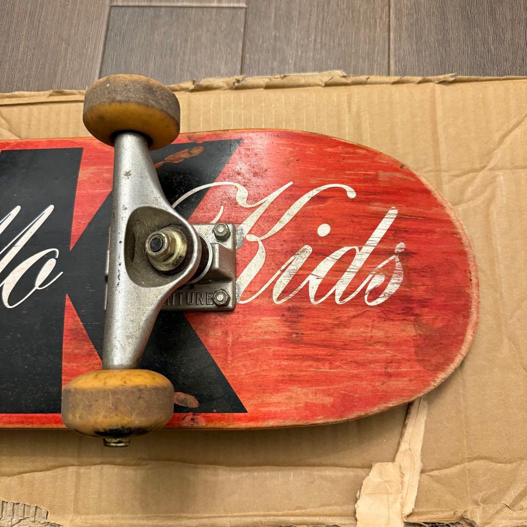 スケートボード コンプリート Ghetto Kids 赤｜ストリート用