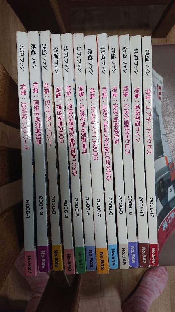 鉄道ファン 雑誌 2006年1月～12月号 12冊 まとめ売り