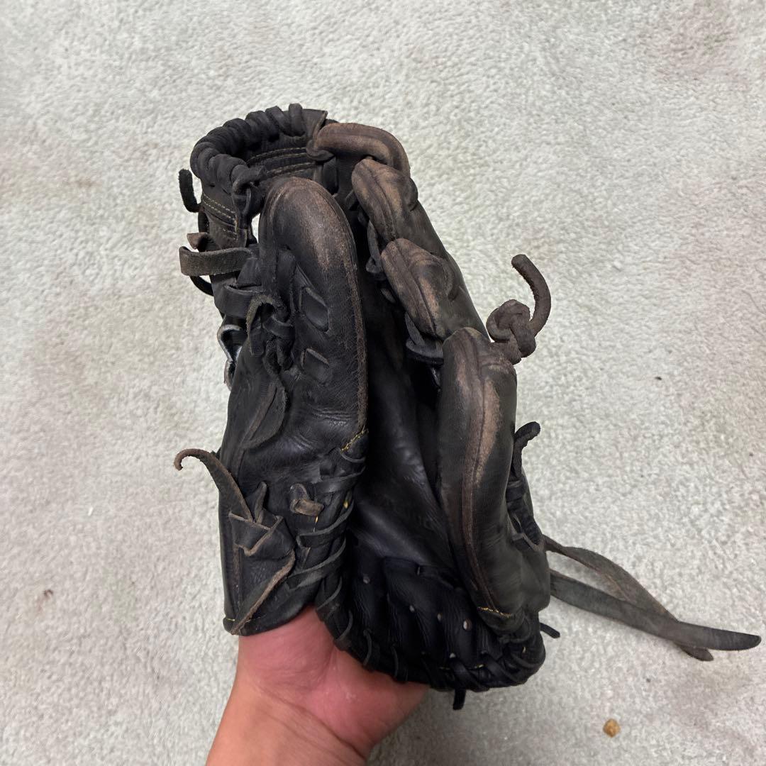 Mizuno 硬式グローブ 黒 右投げ用