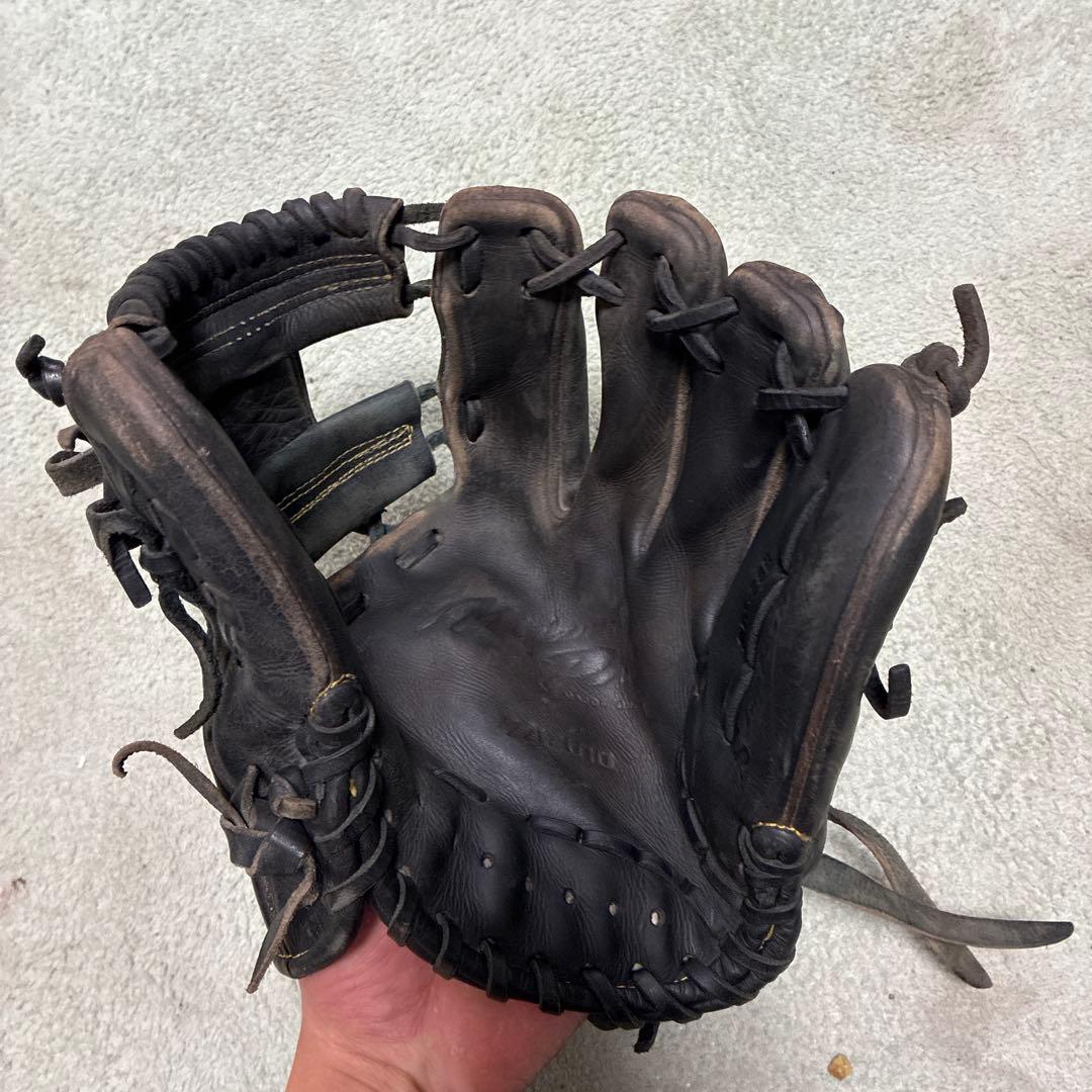 Mizuno 硬式グローブ 黒 右投げ用