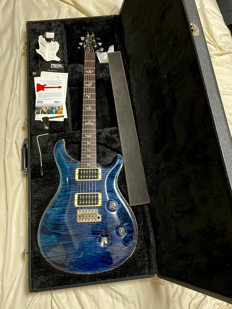 ギター PRS custom24 10TOP whaleblue