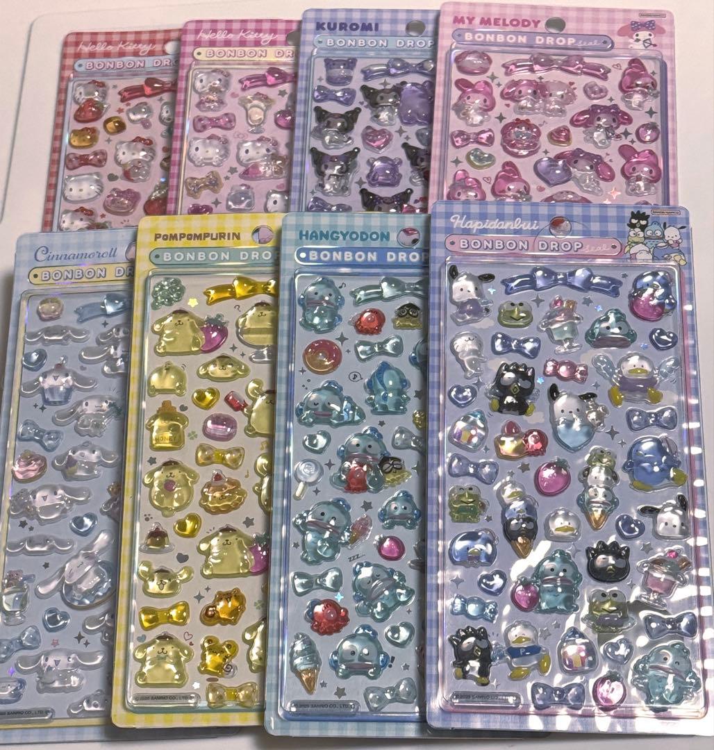 ボンボンドロップシール　サンリオ　第2弾　正規品　コンプリートセット