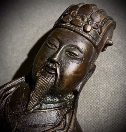 銅器 人物像 古美術 コレクション品 銅製 工芸品 彫刻装飾品置物