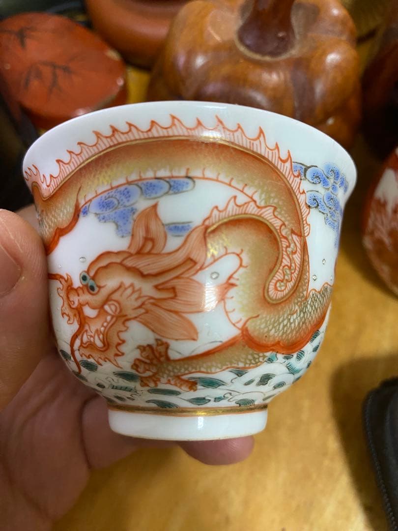 中国美術 茶杯 粉彩 清代 茶道具
