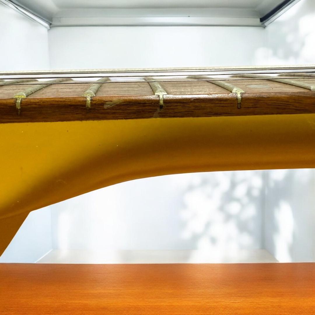 希少品 BURNY イエローハート YH-JR hideモデル ミニエレキギター