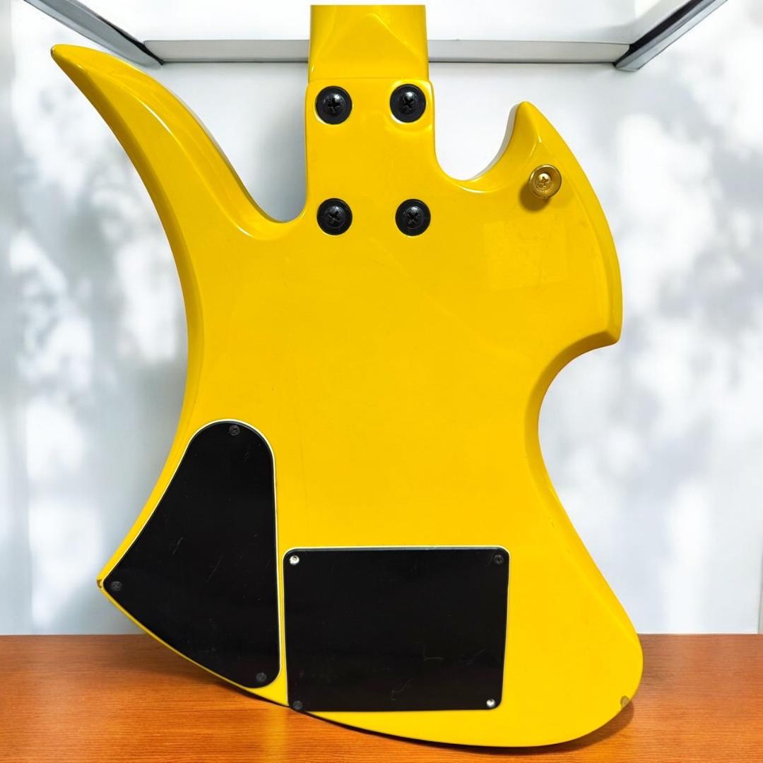 希少品 BURNY イエローハート YH-JR hideモデル ミニエレキギター
