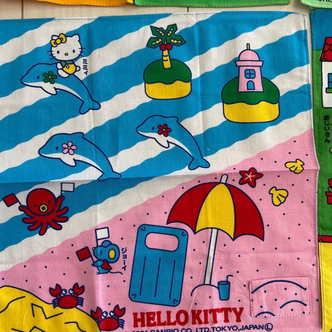 平成レトロ　レア！希少！ハローキティ ハンカチセット 2001年製　新品未使用