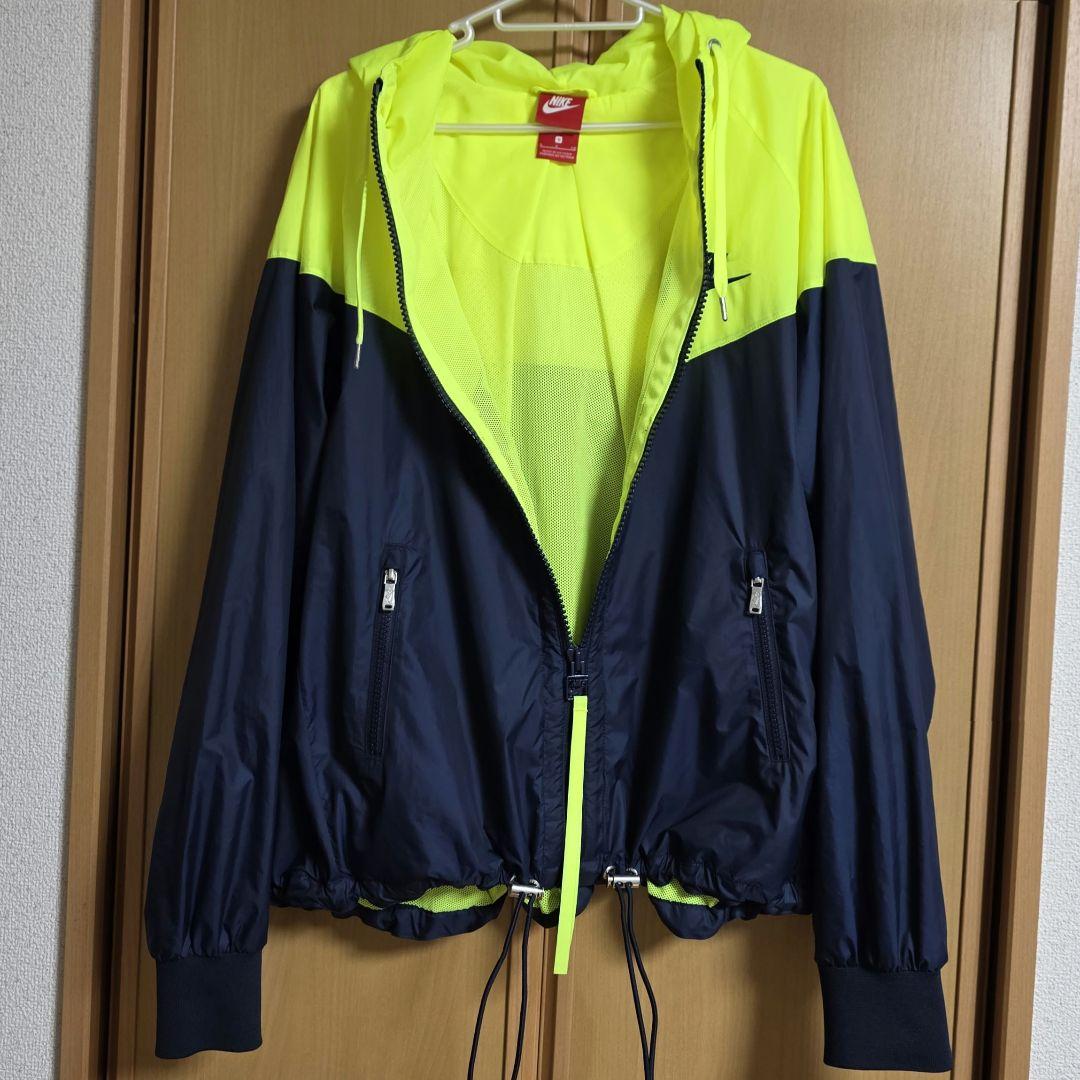 NIKE ウィンドランナー プリーツバックジャケット　大きめ S（メンズM相当）