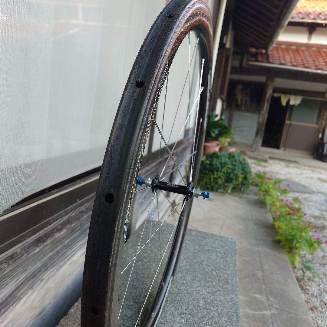 チューブラーカーボンホイール（ZIPP 303 Firecrest）・前輪のみ