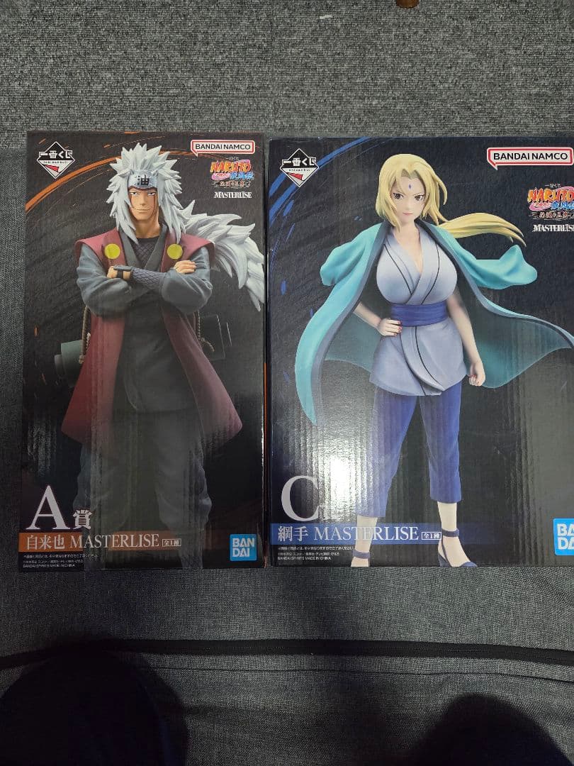 NARUTO 一番くじ伝説の三忍フィギュアセット 新たなる三竦みさくら、サスケ