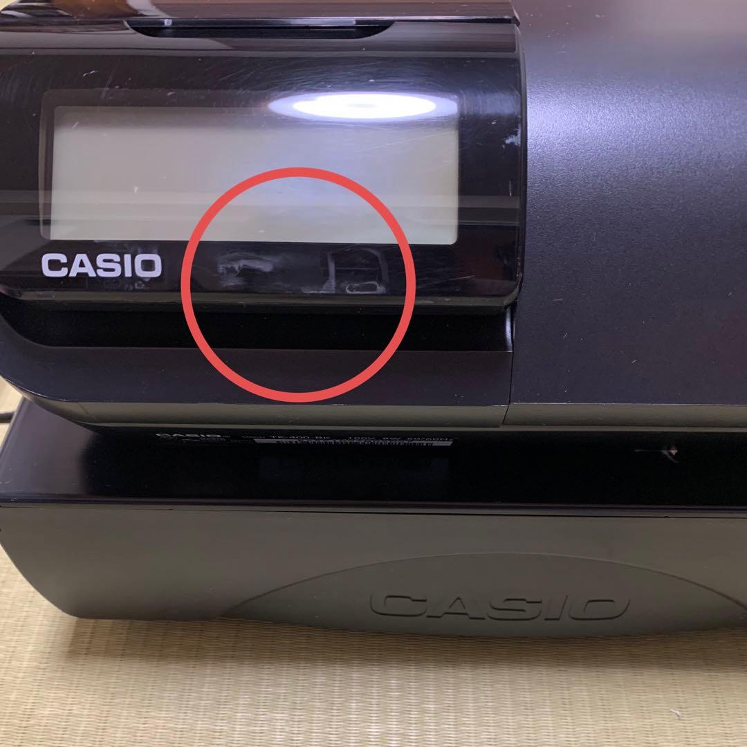 CASIO TK-400 電子レジスター　ブラック