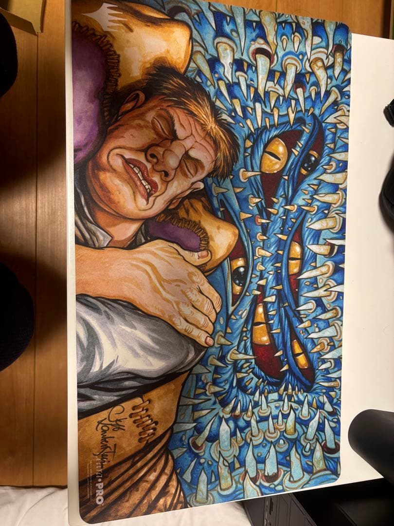 MTG 繰り返す悪夢 サイン入りプレイマット