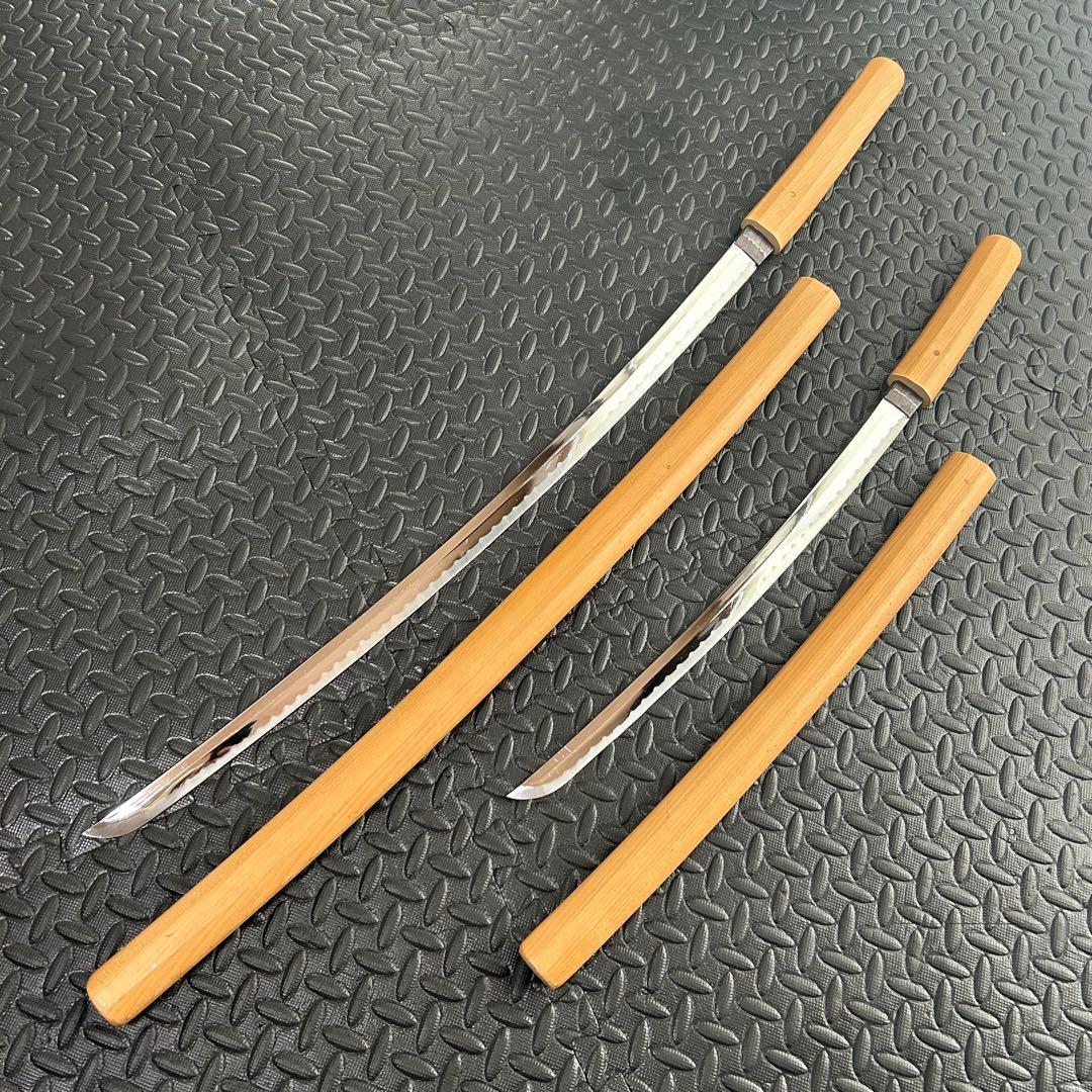 居合刀 2本セット 模造刀 日本刀 模擬刀 刀剣 小道具 コスプレ