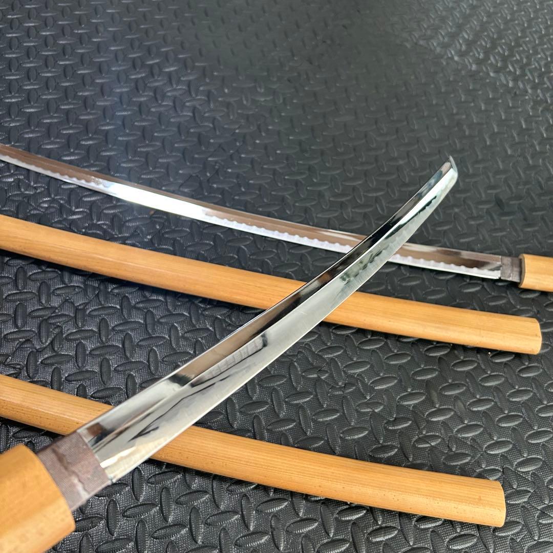 居合刀 2本セット 模造刀 日本刀 模擬刀 刀剣 小道具 コスプレ