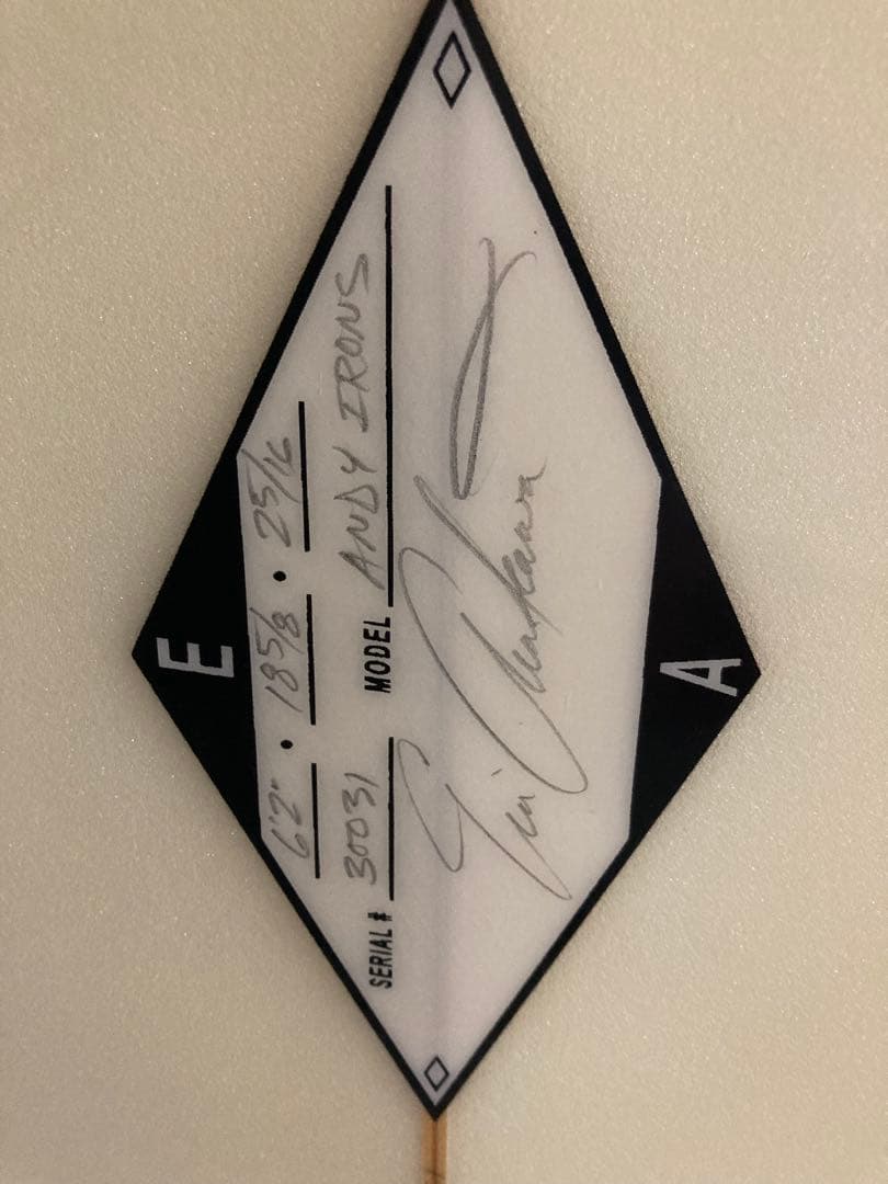 エリックアラカワ　サーフボード6.2