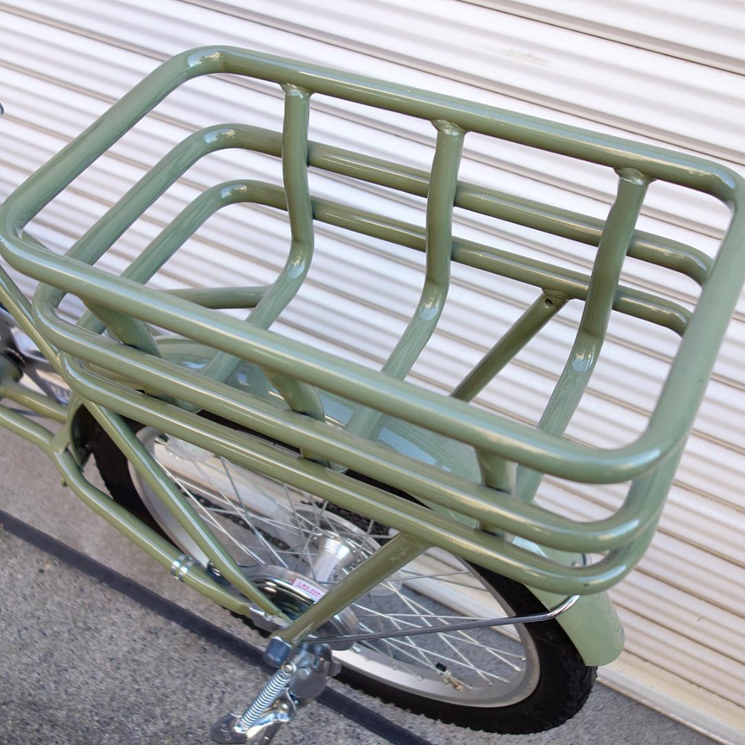 美品 自転車 20インチ ミニベロ 6段変速 WACHSEN ROKE グリーン