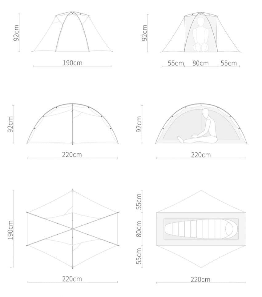 the free spirits　ソロテント goromity