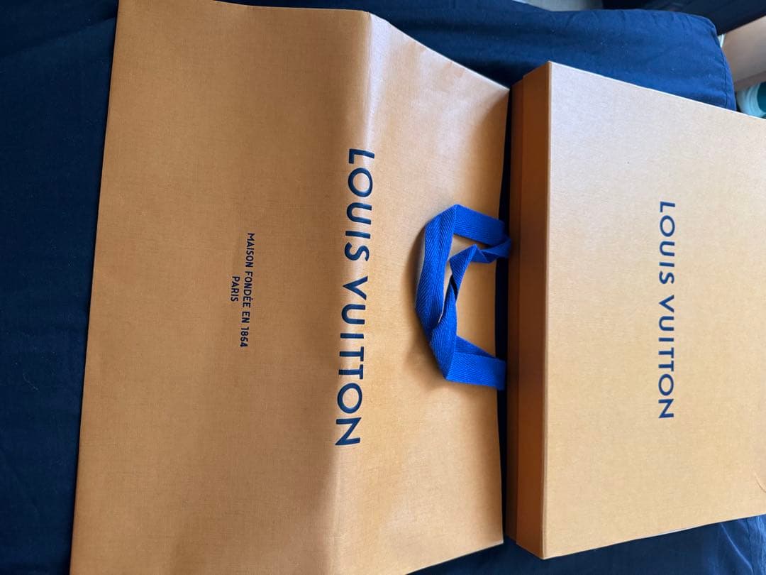 LOUIS VUITTON ウールストール モノグラム