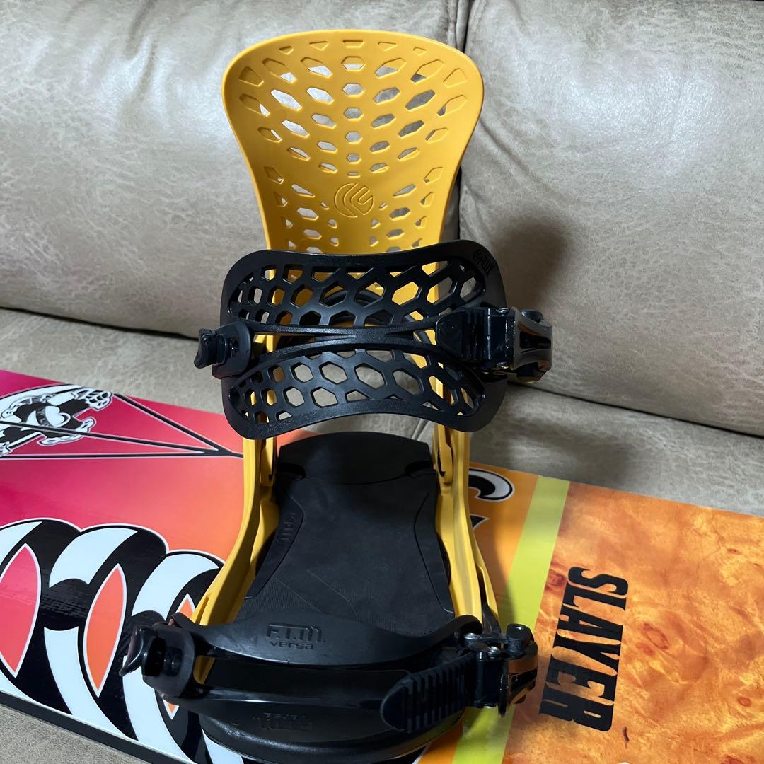 国産スノーボード HOLIDAY SLAYER 151 × FLUX PR M