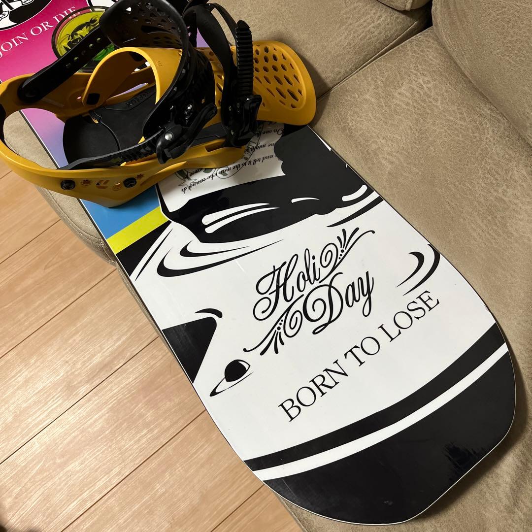 国産スノーボード HOLIDAY SLAYER 151 × FLUX PR M