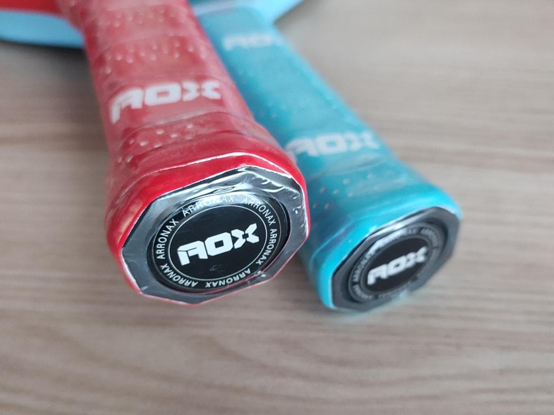 2個セット ピックルボール パドル ARRONAX カーボン加工の摩擦面 青 赤