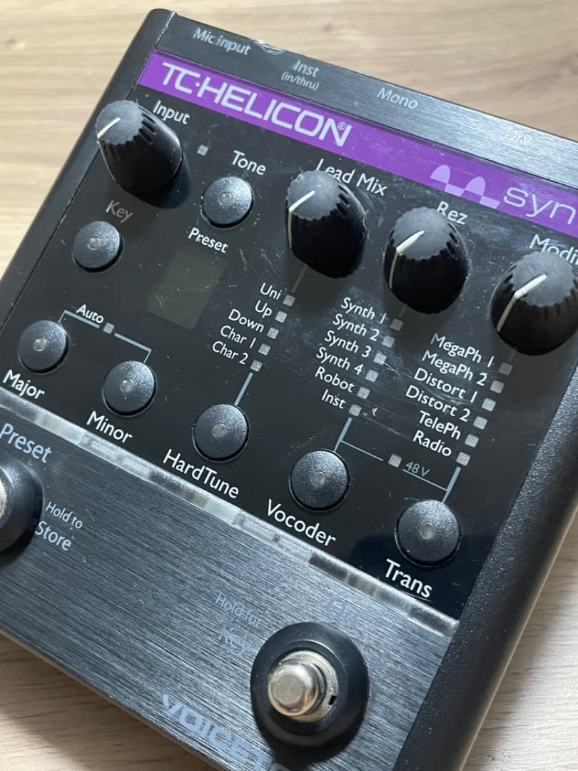 ギター TC-Helicon VoiceTone Synth