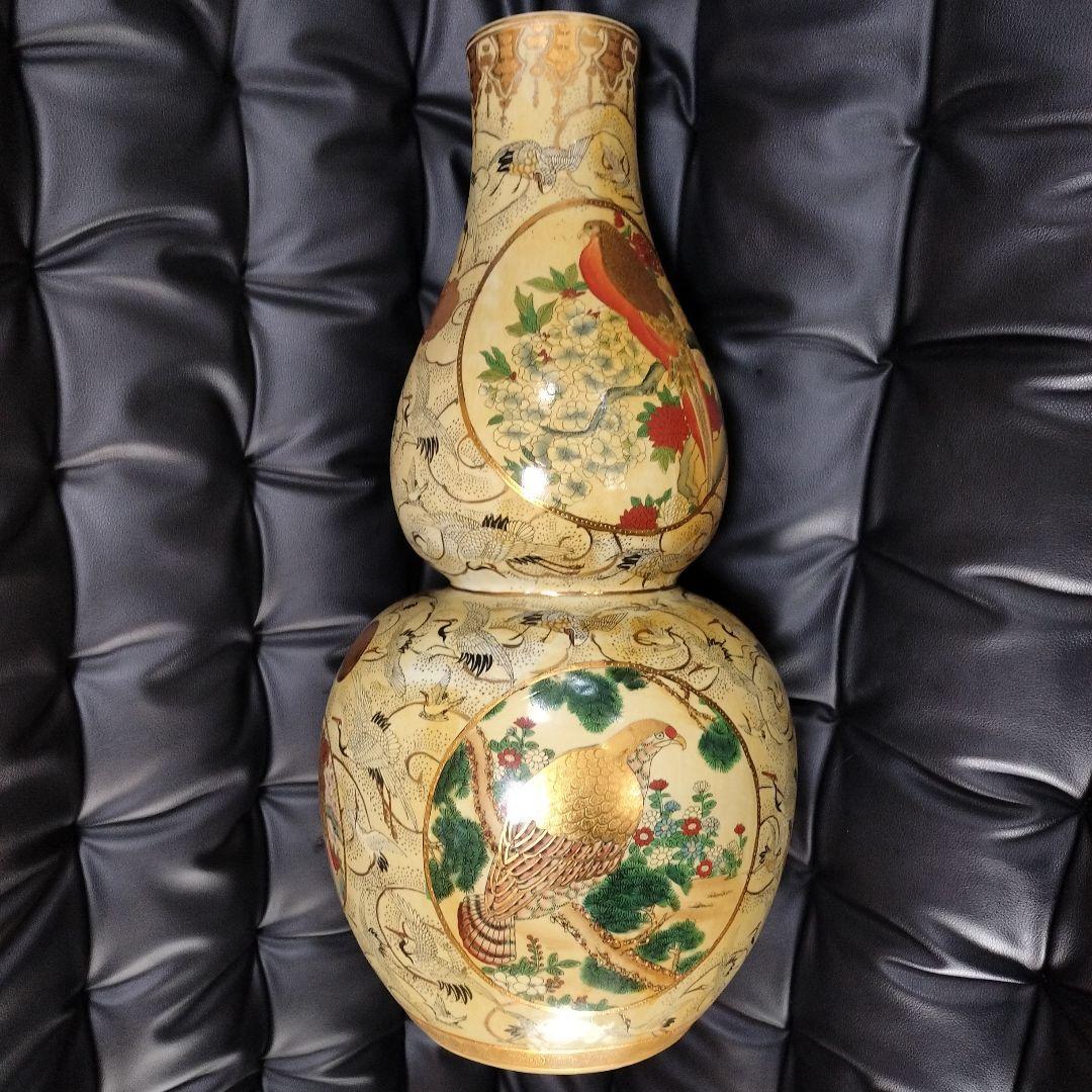 薩摩焼 61cm 瓢箪 飾り壷 骨董 アンティーク