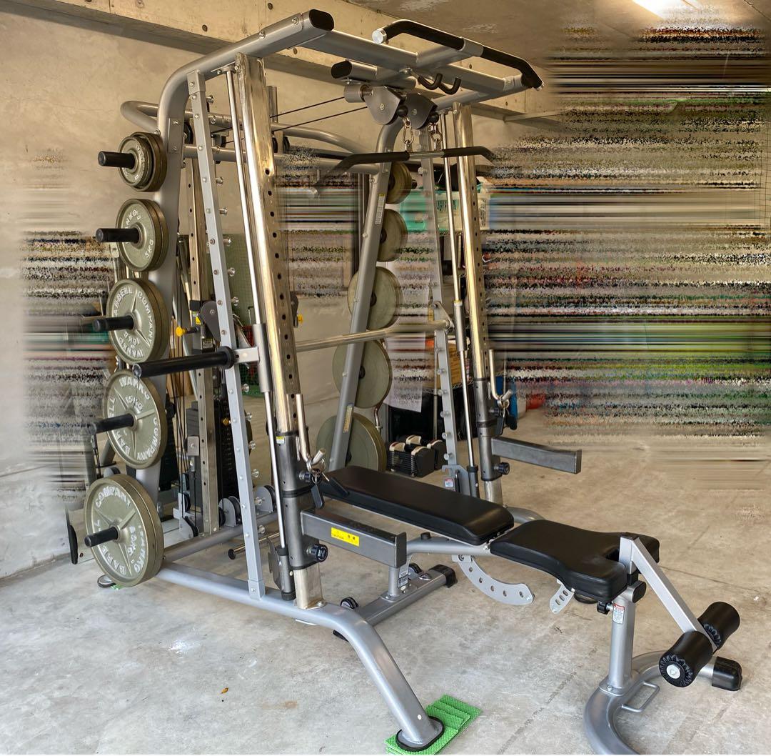 そろそろ底値TUFFSTUFFスミスマシン プレート・インクラインベンチ・ギア付