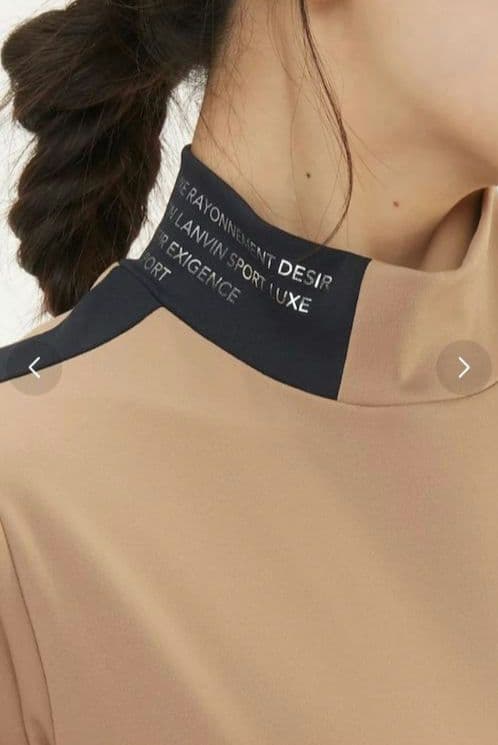 再再再値下げ新品　ランバンスポール　モックネックS 裏微起毛　定価19800円