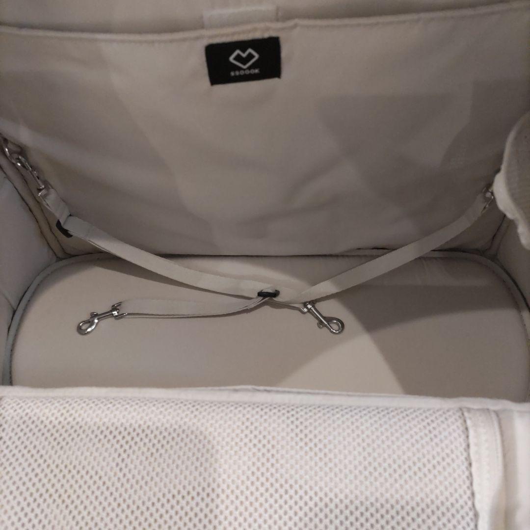 ssoook　両窓フロントバッグ【SO-CA413】　ベージュ　XL　おまけ付き