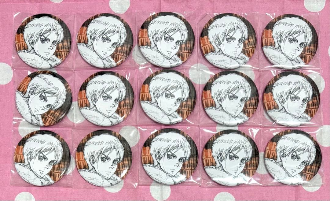 進撃の巨人 witstudio 缶バッジ エレン