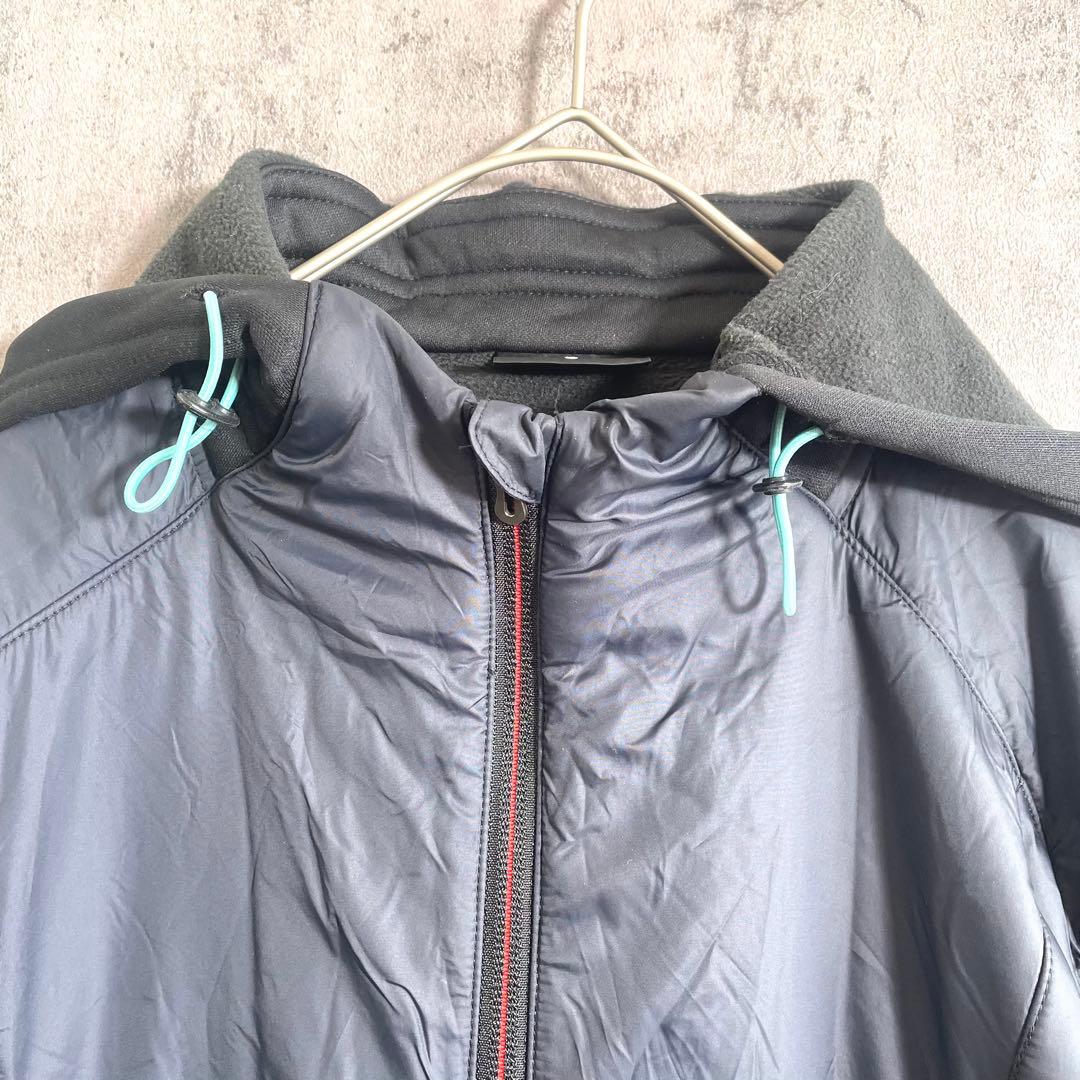 ビアンキ　サイクルジャケット　サイクルウェア　裏起毛　防風　ハイブリッド構造　S