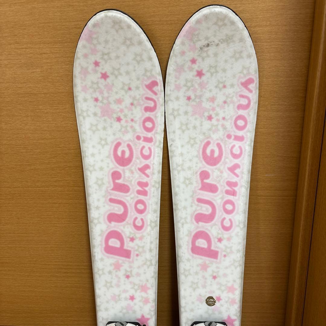 子供用 スキー板90cm ストック75cm