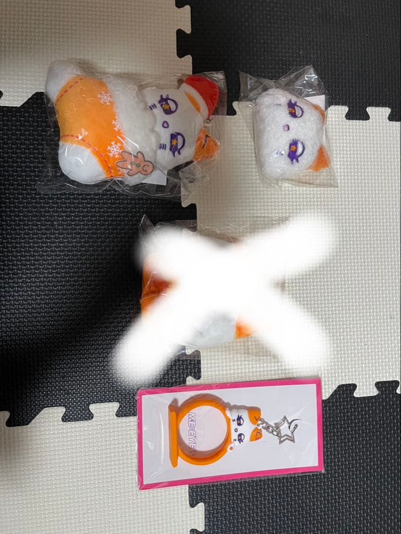 海老原鼓 ME:I TU:ME ぬいぐるみキーホルダー　缶バッチケースセット