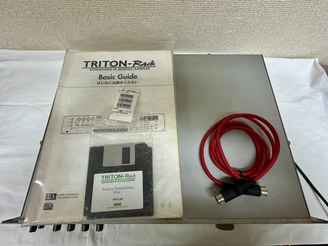【名機】ビンテージ シンセ KORG TRITON-RACK コルグ トライトン
