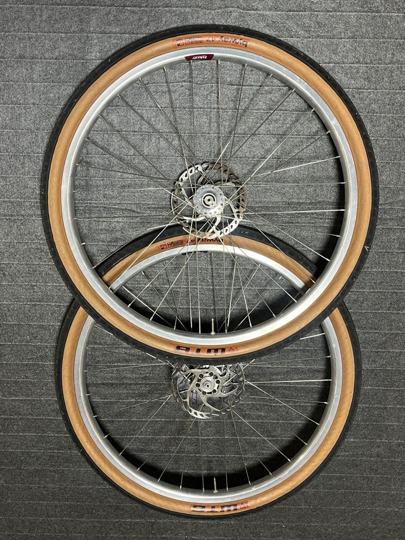 650B手組みセットSONダイナモWhite XMR12mmQR bluelug