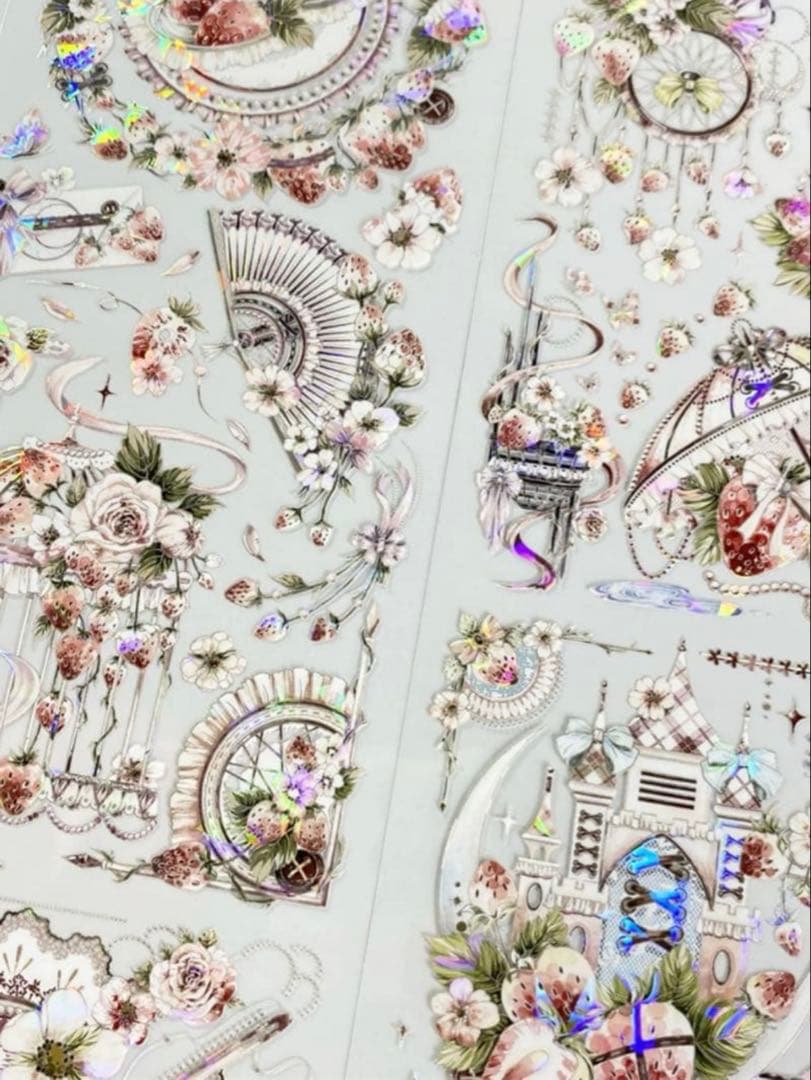 ⭐️SALE⭐️梧桐鹿文创《苺色心事》海外マスキングテープ　マステ 【1909】