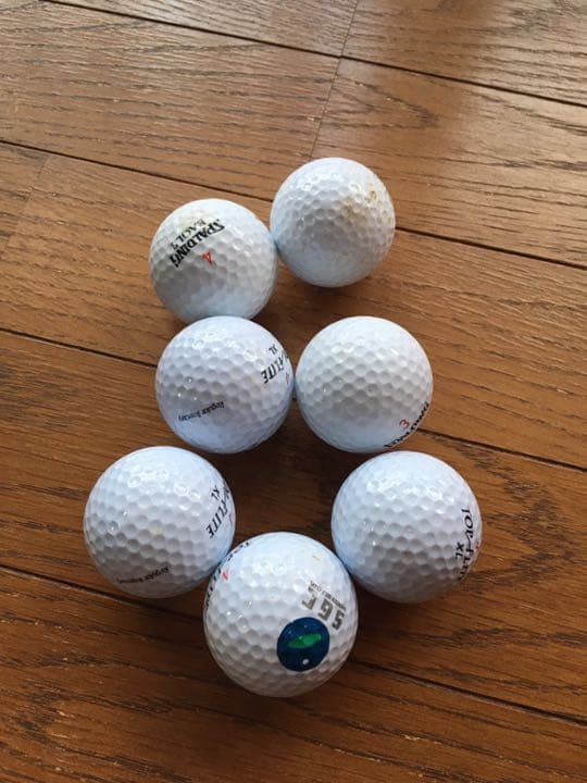 ゴルフバッグ ボール付き 赤