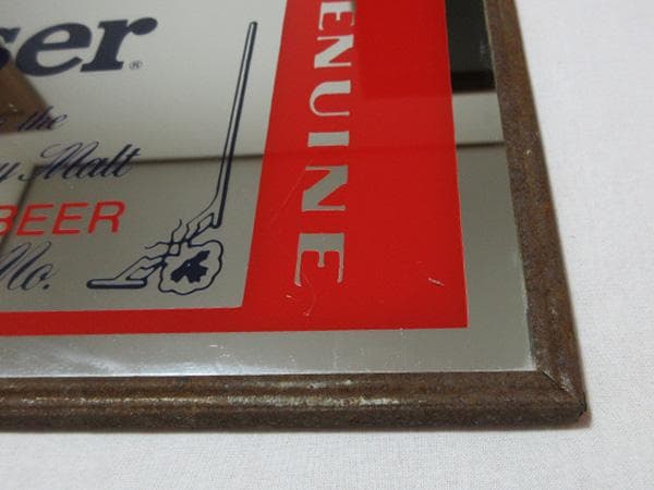Budweiserバドワイザーパブミラー壁掛鏡アンティークヴィンテージ昭和レトロ