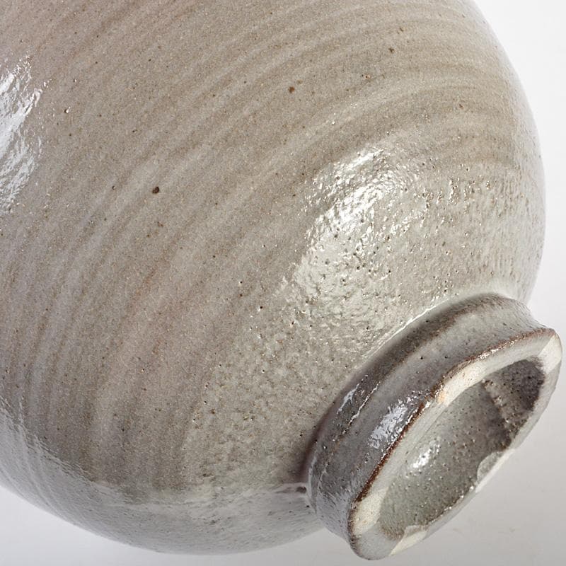 萬古焼　多気檗山作　淡々斎篆刻　刷毛目茶碗　銘彩雲　淡々斎極め箱　V　R6933