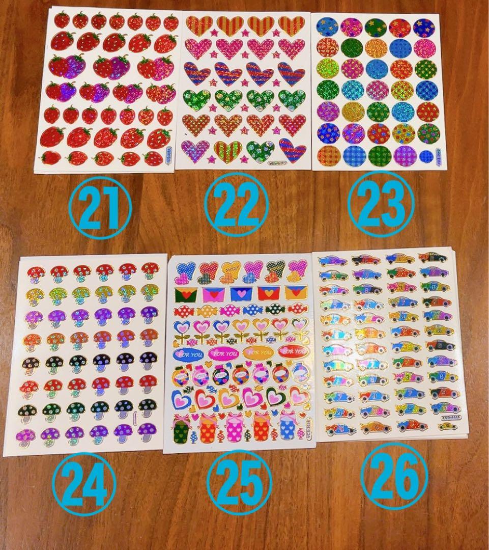 キラキラシール★早い者勝ちレトロレア車ヒスミニデッドベアレコードラブピース