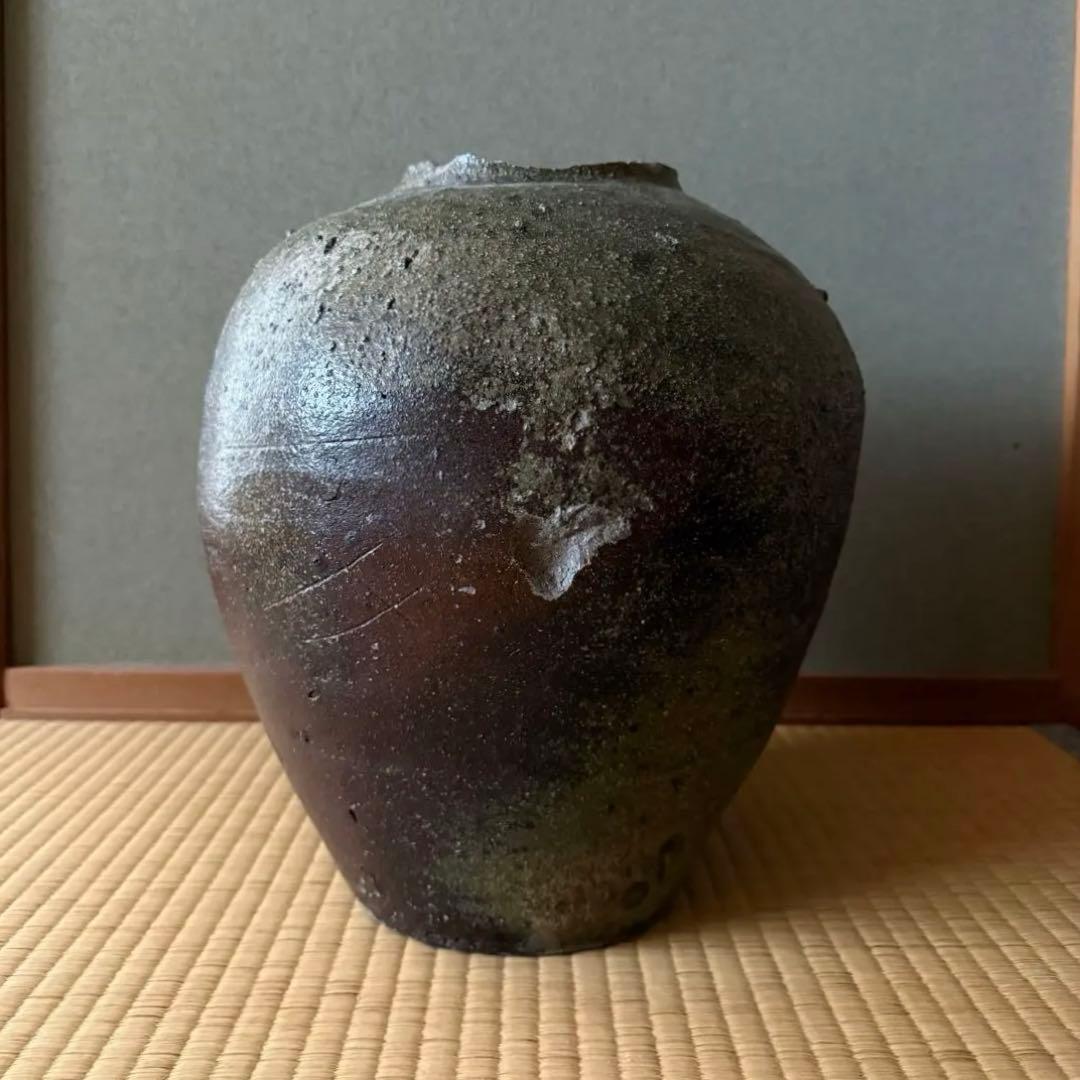 古丹波 壺 鎌倉時代 室町時代 備丹 窯印 古備前 古越前 古信楽 古美術 骨董