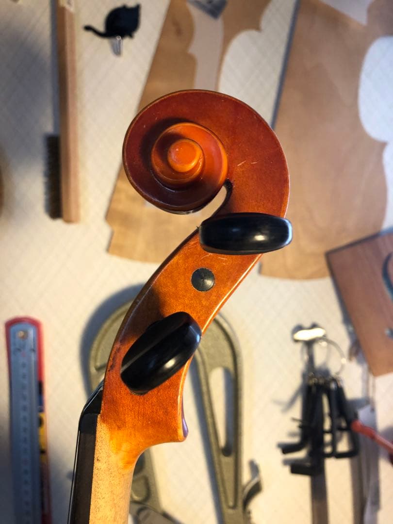 【駒&魂柱調整済】Suzuki分数バイオリンNo280 3/4 1985