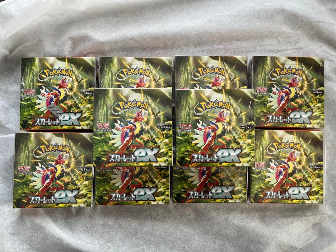ポケモンカードゲーム スカーレットex シュリンク付き10BOX