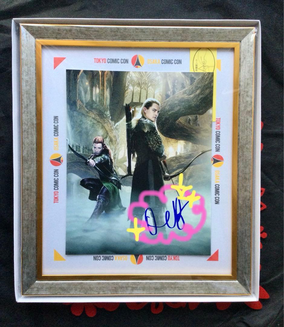 オーランド・ブルーム　サイン入りフォト　コミコンくじ